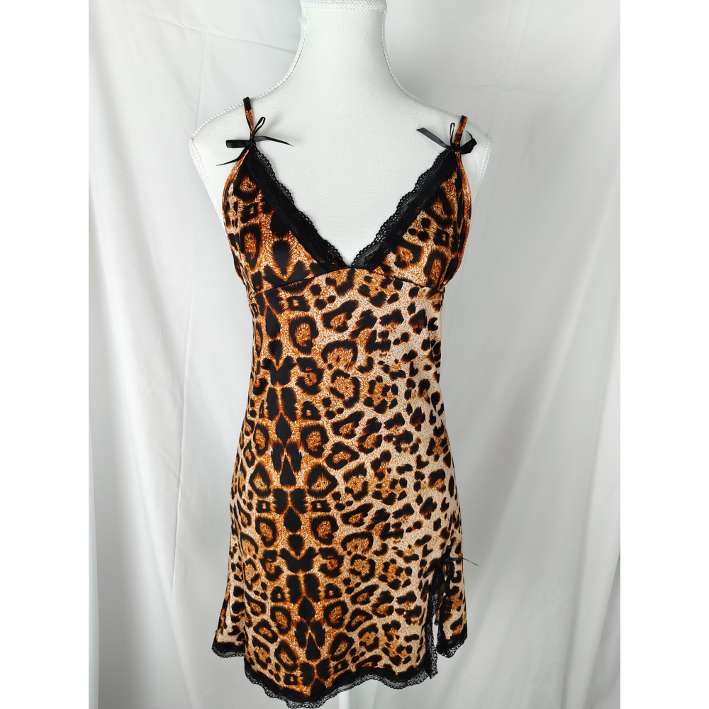 (現貨)火辣豹紋女激情性感睡衣-細節圖8