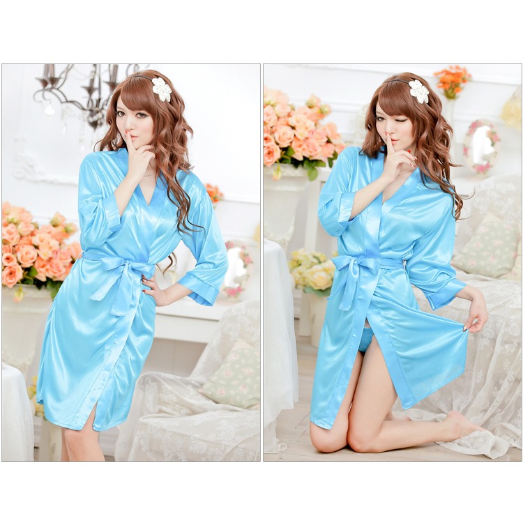 (現貨)性感纖細身形連身睡衣浴袍外套(共8色)-規格圖10