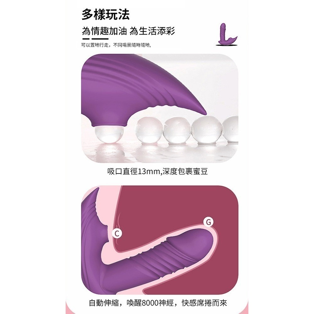 (現貨)曼諾瑪麗蓮伸縮吮吸穿戴情趣用品按摩成人情趣用品-細節圖2