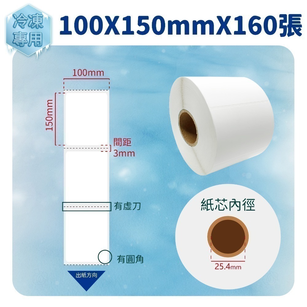 魯夫船長【熱感應貼紙-冷凍用-寬度3~10cm】熱感貼紙／熱感應貼紙／熱感PP(環保合成貼紙)／防水飲料標籤／黏性佳-規格圖4