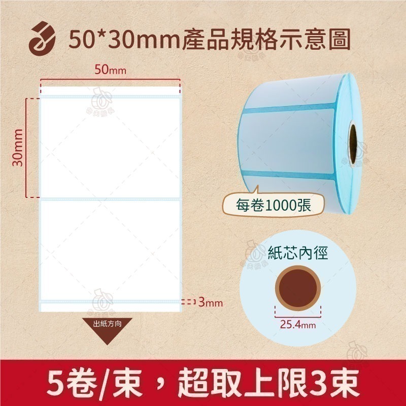 魯夫船長【熱感應貼紙，寬度5~7cm】熱感貼紙／感熱貼紙／條碼貼紙／飲料杯貼／服飾業專用／條碼機用／食品製造／標籤機-細節圖4