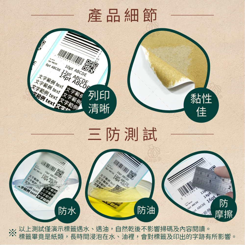 魯夫船長【熱感應貼紙寬度3~4cm】熱感標籤貼紙／標籤貼紙／感熱標籤／飲料杯貼／食品標籤／感熱貼紙／POS機／飲料店用-細節圖2