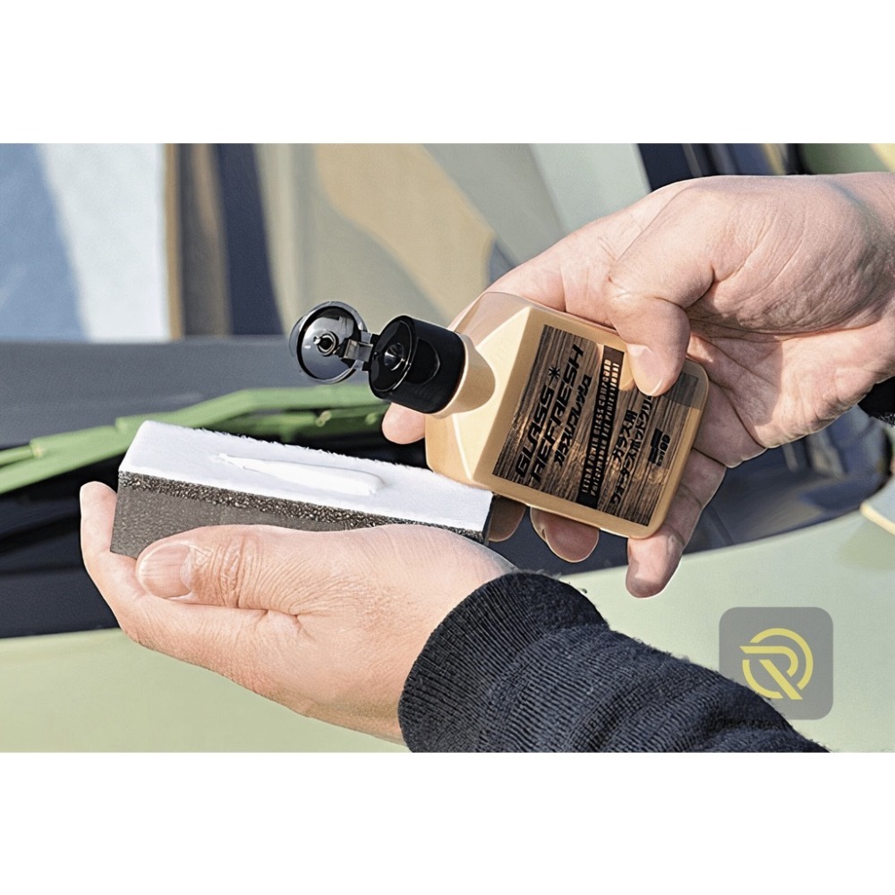 庫樂斯汽車用品-日本 SOFT99 玻璃復活劑 強力去除玻璃水垢 油膜 污漬 恢復透明乾淨-細節圖3