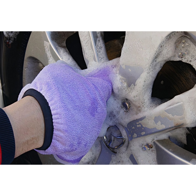 庫樂斯汽車用品-SOFT99 洗輪圈專用手套 洗車清潔 易清洗 不傷鋼圈 污垢易清除 輪圈 鋁圈 鋼圈 汽車美容-細節圖2