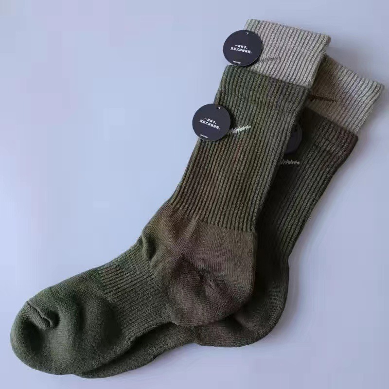 時尚勾勾雙層襪 潮流 男女可穿雙層襪 雙層襪 時尚襪 襪子 繽紛 假兩層襪-規格圖3