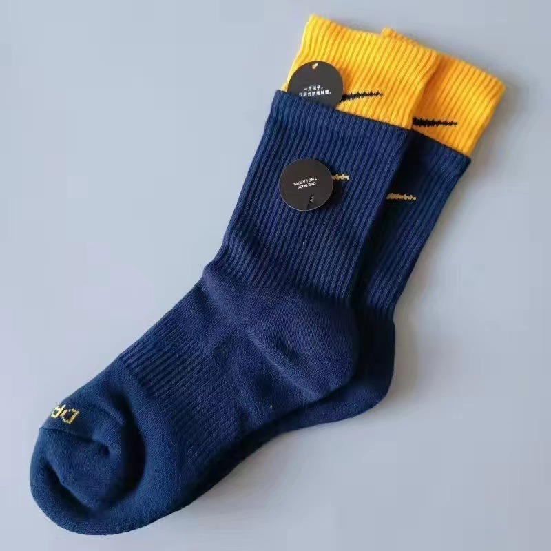 時尚勾勾雙層襪 潮流 男女可穿雙層襪 雙層襪 時尚襪 襪子 繽紛 假兩層襪-規格圖3