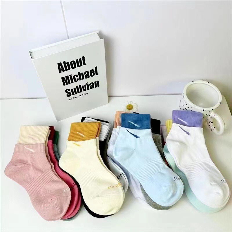 潮流男女可穿雙層襪 雙層襪 繽紛時尚襪 勾勾襪 襪子 繽紛 假兩層襪-細節圖2