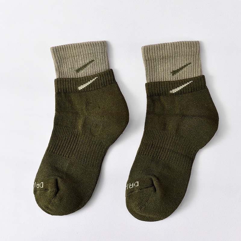 潮流男女可穿雙層襪 雙層襪 繽紛時尚襪 勾勾襪 襪子 繽紛 假兩層襪-規格圖5