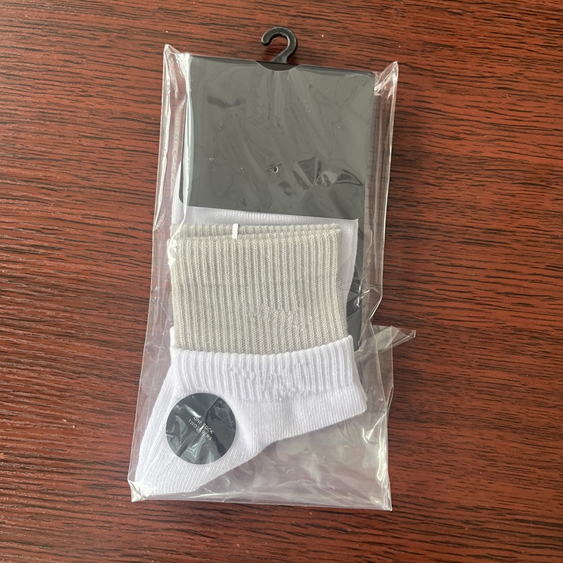 潮流男女可穿雙層襪 雙層襪 繽紛時尚襪 勾勾襪 襪子 繽紛 假兩層襪-規格圖5