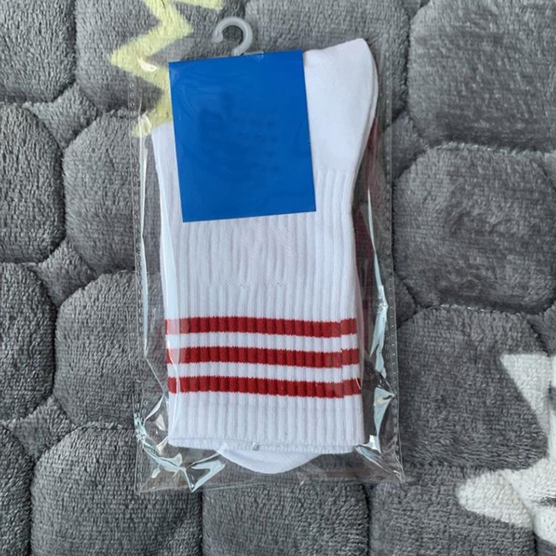 潮流百搭長筒襪 運動襪 籃球襪 橫條紋襪 襪子 女長筒運動襪 中筒襪 三葉標誌 三葉草-規格圖7