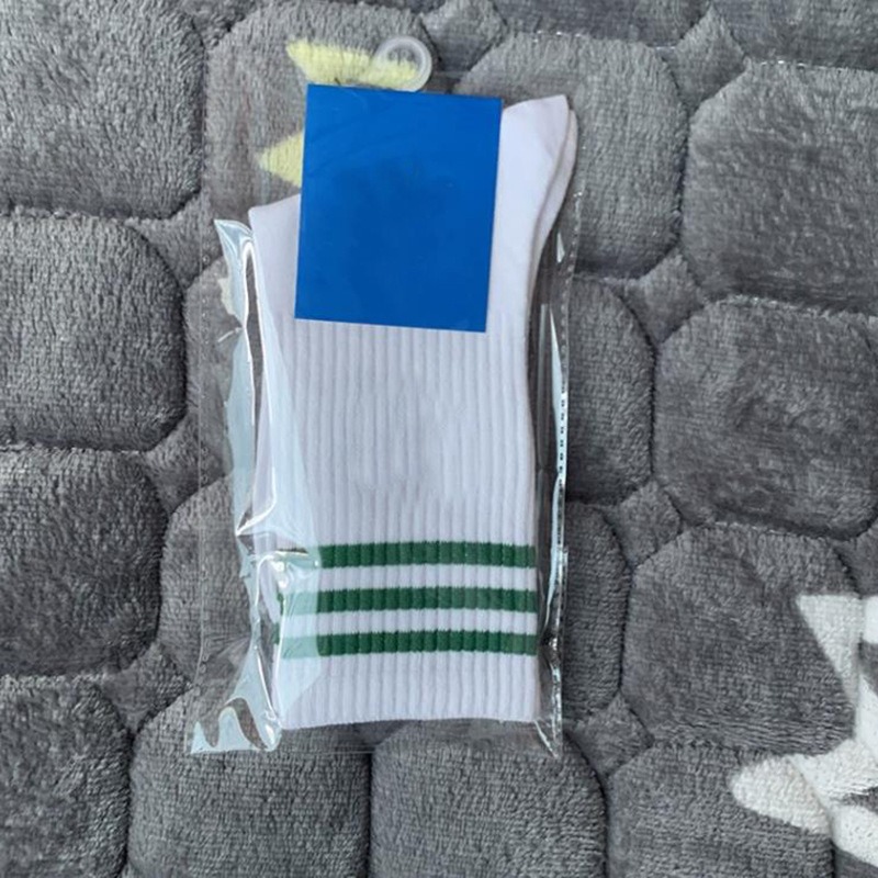 潮流百搭長筒襪 運動襪 籃球襪 橫條紋襪 襪子 女長筒運動襪 中筒襪 三葉標誌 三葉草-規格圖7