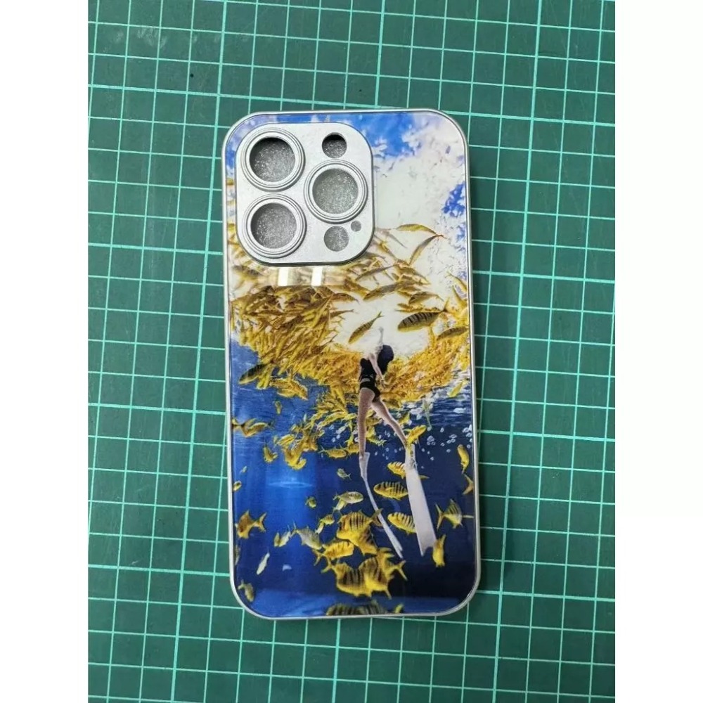 客製化手機殼 iPhone 蘋果 金屬漆 手機殼素材 貼皮凹槽 全包 防摔 有機玻璃-細節圖5