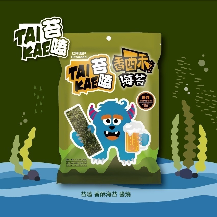 苔嗑｜脆海苔胡椒鹽風味/脆海苔香蒜風味/香酥海苔唐辛子風味/香酥海苔醬燒風味-細節圖3