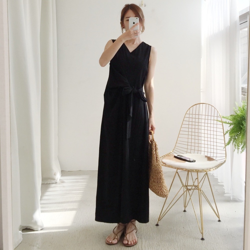 三色綁帶長洋#071504002803(藍黑米)-規格圖11