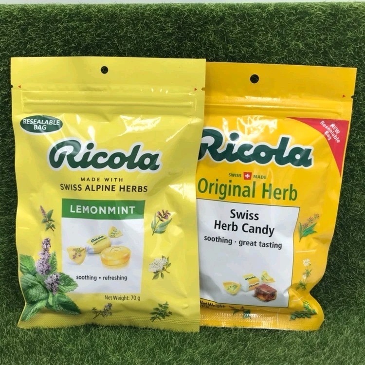 利口樂 瑞士草本喉糖原味/檸檬風味 70g/250g-細節圖2