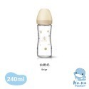 酷咕鴨 Ku.Ku PLUS純真之瞳 寬口玻璃奶瓶240ml(M十字孔奶嘴)-規格圖6