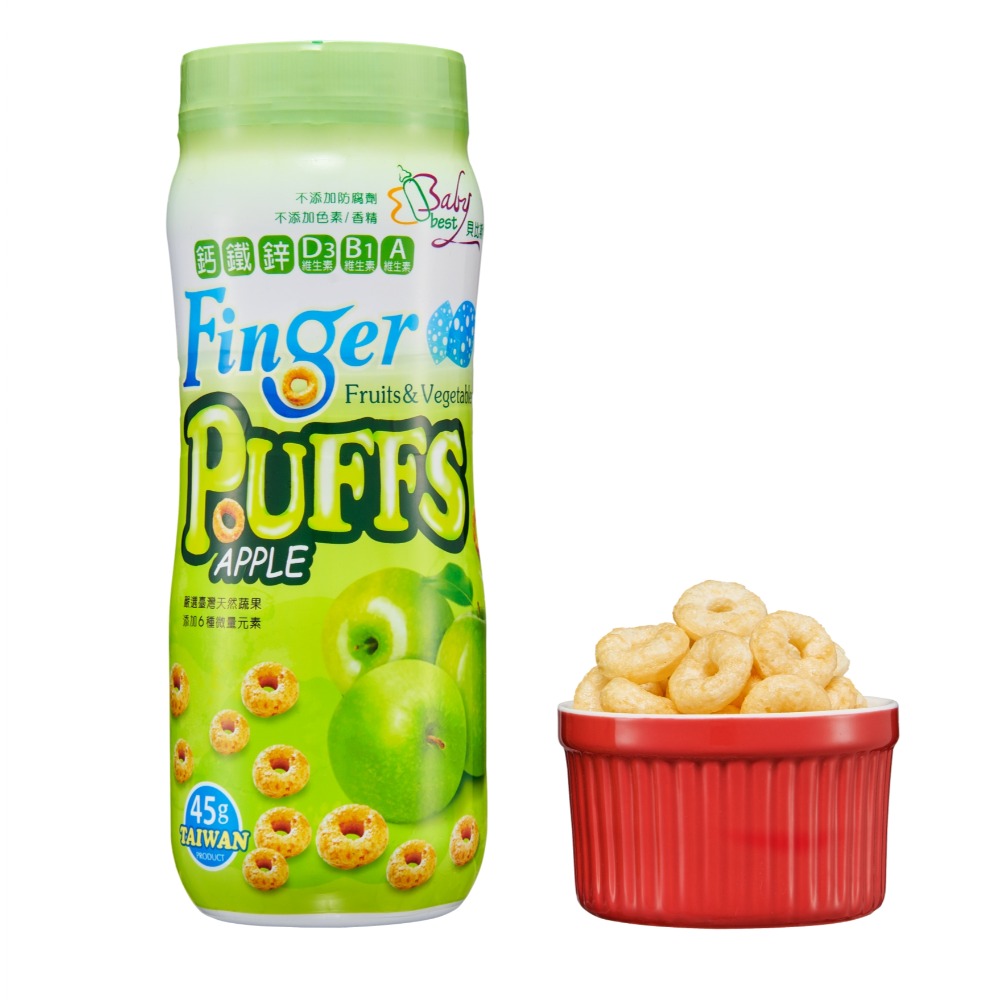 Baby Best 貝比斯特 蔬果手指泡芙 🍓草莓🥕紅蘿蔔🍏蘋果-規格圖2