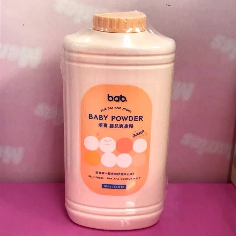 bab 培寶 嬰兒爽身粉300g/罐 ⛄涼性爽身粉 300g/罐-規格圖2