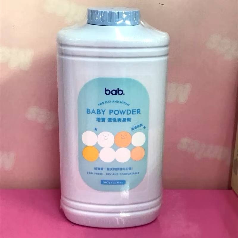 bab 培寶 嬰兒爽身粉300g/罐 ⛄涼性爽身粉 300g/罐-規格圖2