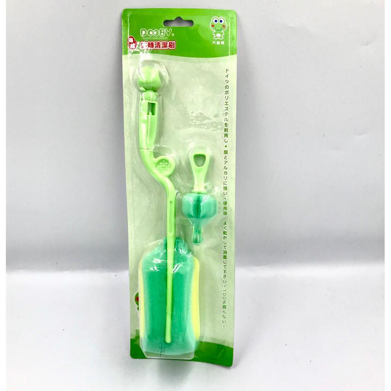 DOOBY大眼蛙 海綿旋轉清潔刷(含奶嘴刷)-細節圖2