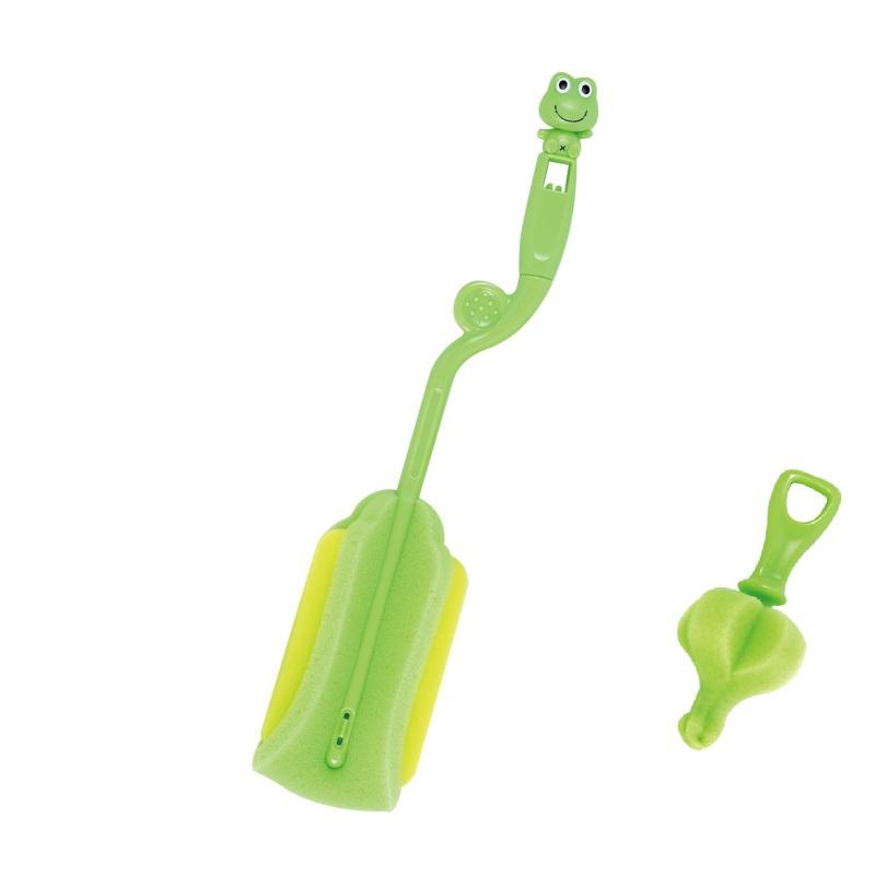 DOOBY大眼蛙 海綿旋轉清潔刷(含奶嘴刷)-細節圖4