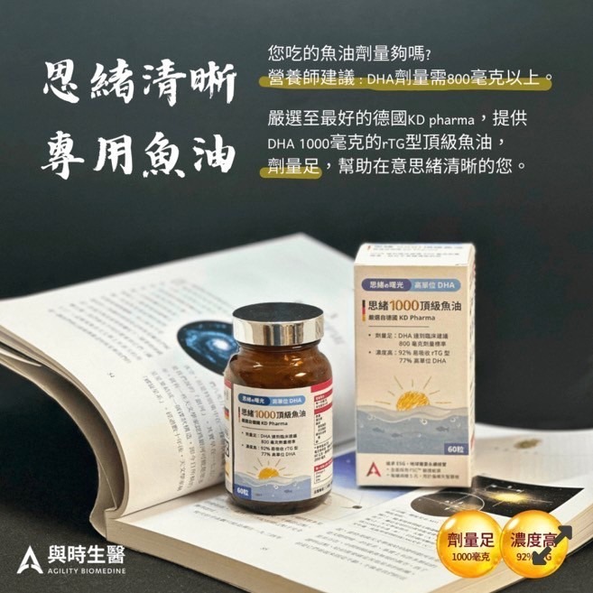 思緒1000 頂級魚油 60粒/盒-細節圖2
