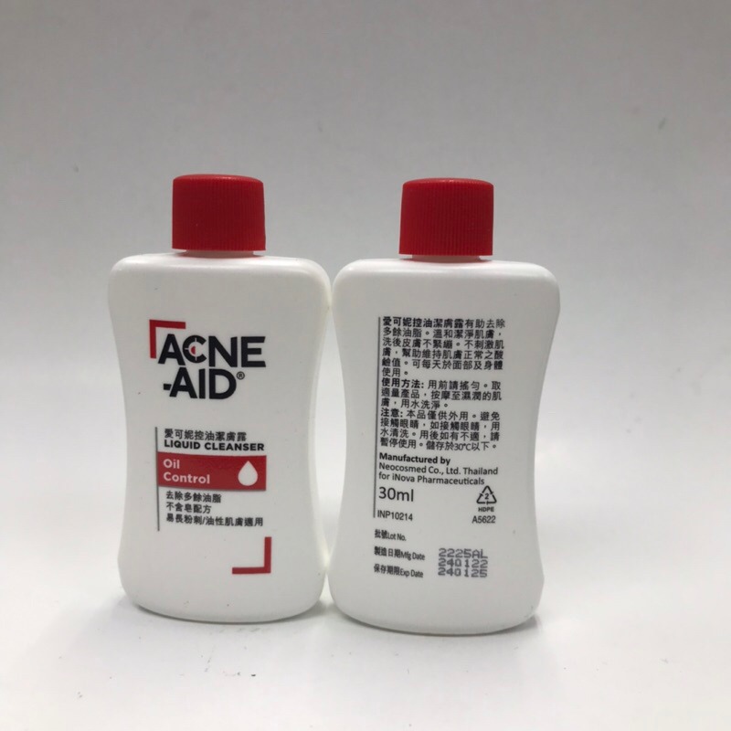 Acne-Aid 愛可妮控油潔膚露-100ml /罐 隨手瓶-30ml/罐-規格圖3