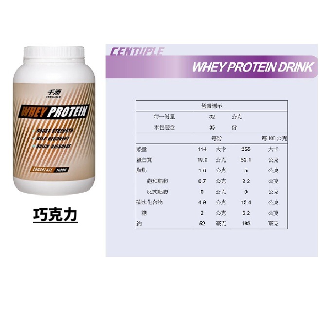 新萬仁 千沛 乳清蛋白營養飲品 1135g/罐 🌿香草麥芽口味 🍫可可口味-細節圖3