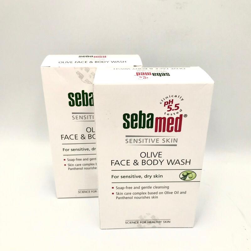 seba med 施巴ph5.5橄欖潔膚露 200ml/盒  ~適合敏弱肌膚清潔用~-細節圖2