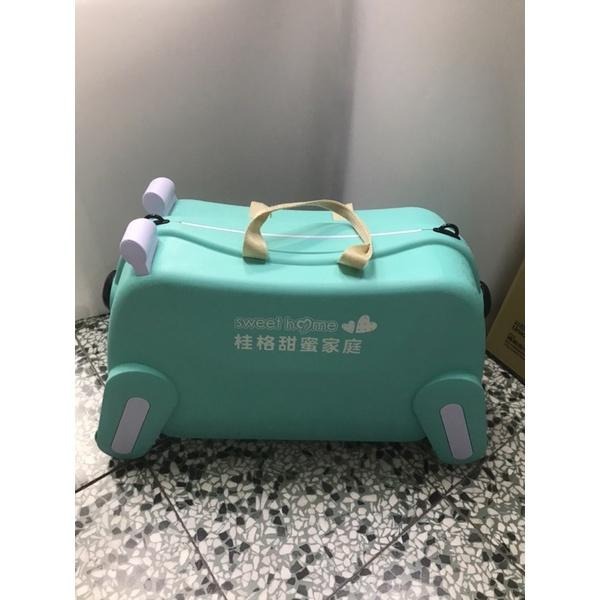 📢現貨出清!!!《全新》桂格汪汪行李滑行箱（綠色）-細節圖3