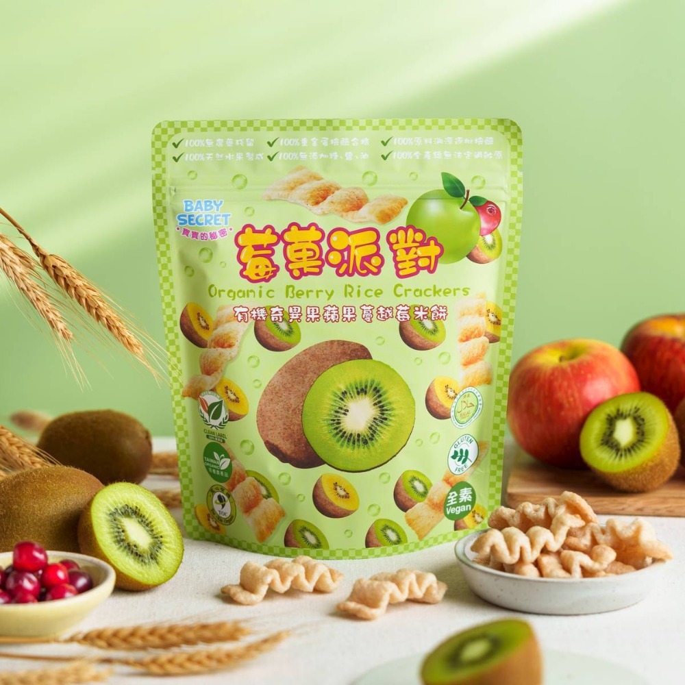 寶寶的秘密 牧菓 莓果派對-米餅（草莓/藍莓/蔓越莓/奇異果/鳳梨）-規格圖6