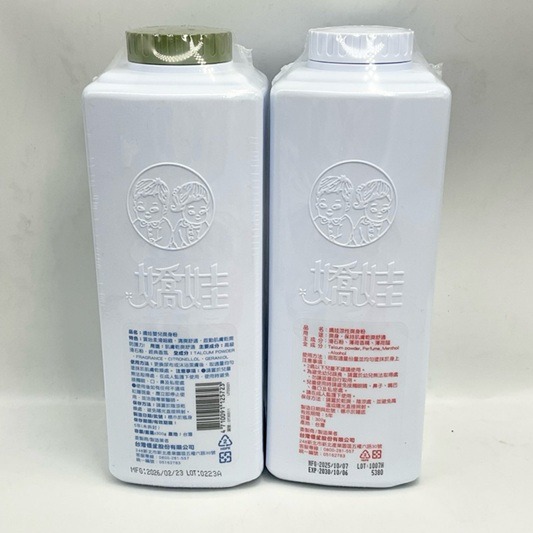 台灣優生 嬌娃 嬰兒爽身粉 / 涼性爽身粉 300g/罐-細節圖2