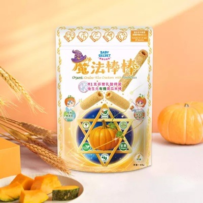 Baby secret 寶寶的秘密 魔法棒棒有機米棒(蘋果㇔香蕉㇔芭樂㇔南瓜㇔莓果)-30g/袋 9m+-細節圖7