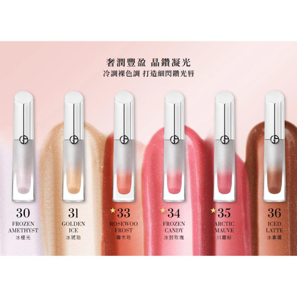 <小樣> Giorgio Armani 亞曼尼 訂製晶潤豐唇蜜 #30 1ml-細節圖3