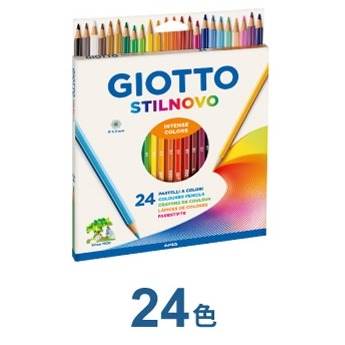 GIOTTO 彩色鉛筆 色鉛筆 六角彩色鉛筆 油性色鉛筆 36色 24色 12色色鉛筆-規格圖1