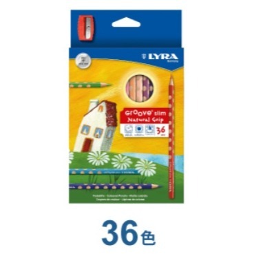 LYRA 色鉛筆 細款 油性色鉛筆 彩色鉛筆 洞洞筆 色鉛筆 36色 24色 12色-規格圖2