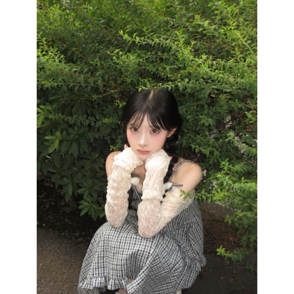 現貨｜GRL 微糖細格 細肩帶蛋糕吊帶裙  pa060  ✨-細節圖3