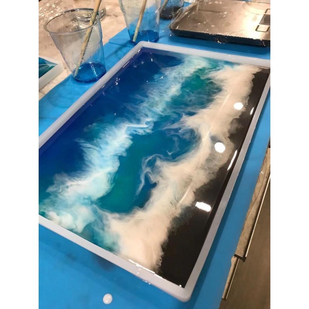 【24H快速出貨】九虹超清寶石膠 台灣製造 全新配方 抗黃 易消泡  滴膠 環氧樹脂 AB膠 FT599-細節圖9