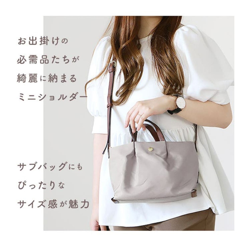 [正品 正規日本進口] Legato Largo LH-L0005 防撥水 輕量肩樂 兩用單肩包 斜背包 側背包 手提包-細節圖3