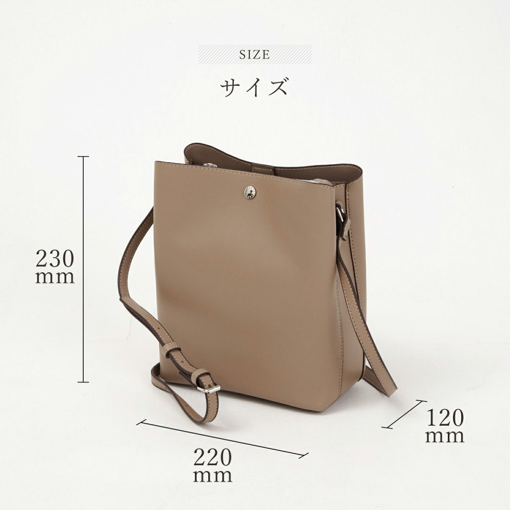 [正品 正規日本進口] Legato Largo LG-P0116 輕量 斜背 水桶包 手提包 三層收納 通勤 斜背包-細節圖7