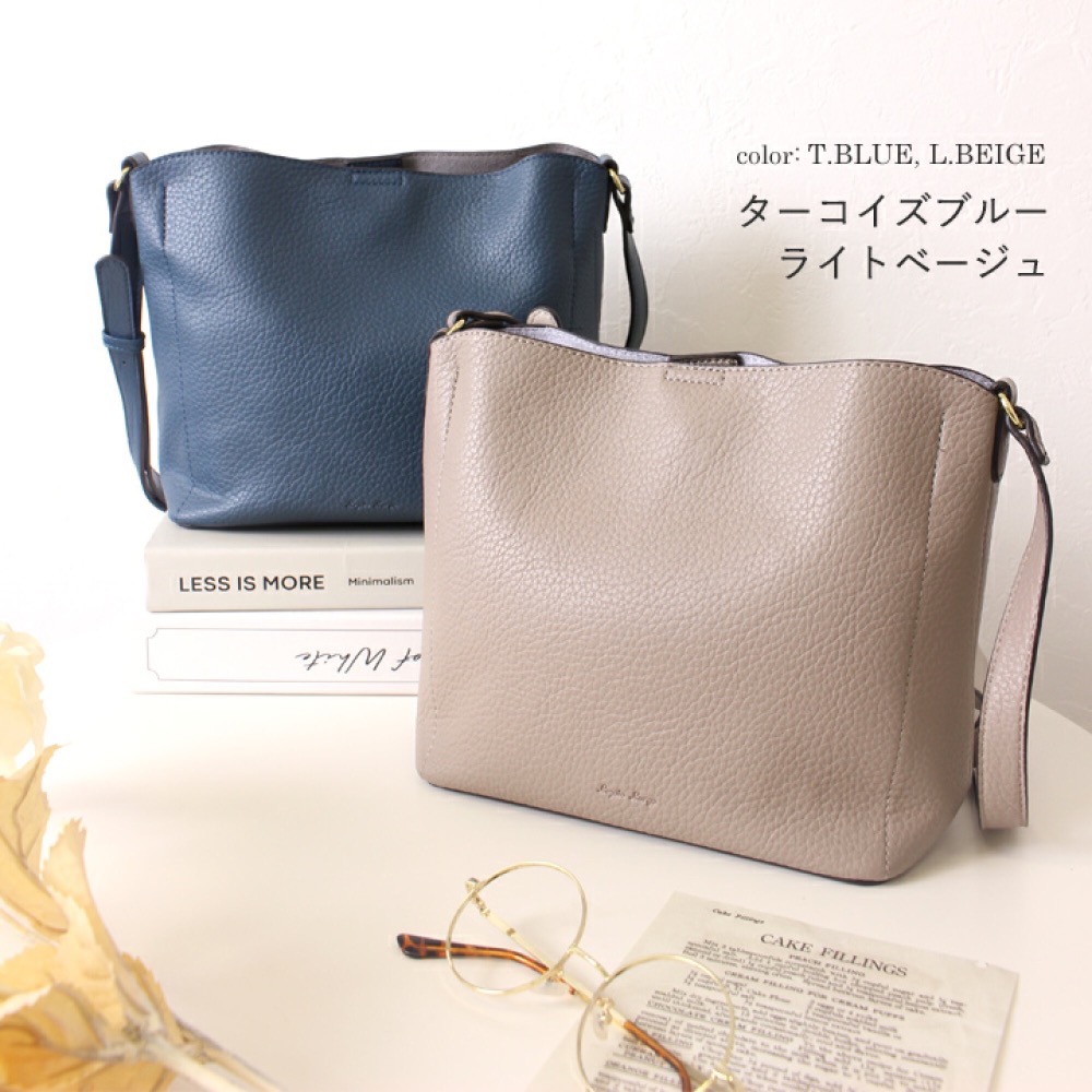 【正品 日本進口】 Legato Largo 皮夾單肩包 輕量 A5三層 手提包 斜背包D 1372-細節圖4