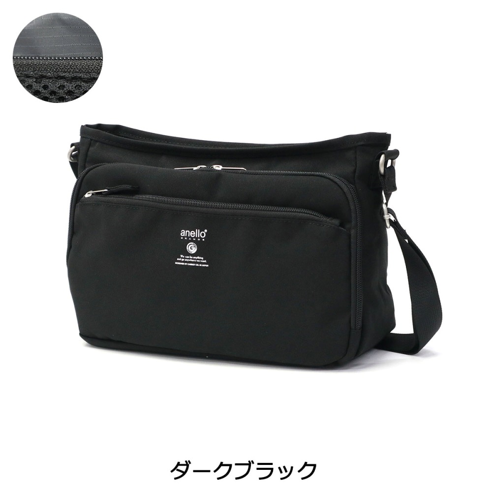 [正品 正規日本進口] anello GRANDE 防撥水 輕量包 斜背包 側背包 肩背包通勤包 GTM0452-規格圖8