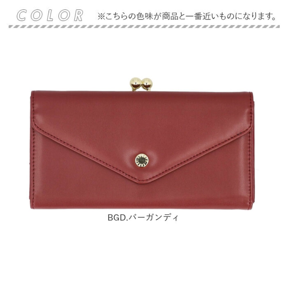 [正品 預購特惠 日本進口] Legato Largo LJ-F3353 復古 雙層口金珠扣 長夾 錢包 皮夾 卡片包-規格圖8