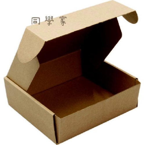同學家 |牛皮無印瓦楞紙盒【E浪】6吋乳酪蛋糕盒 【10入/包】3-56401