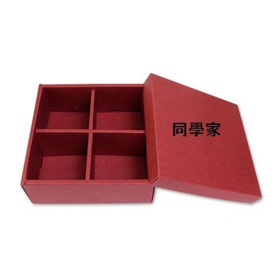 6吋禮盒 內襯十字格-酒紅牛皮【10入/包】3-990003-細節圖2