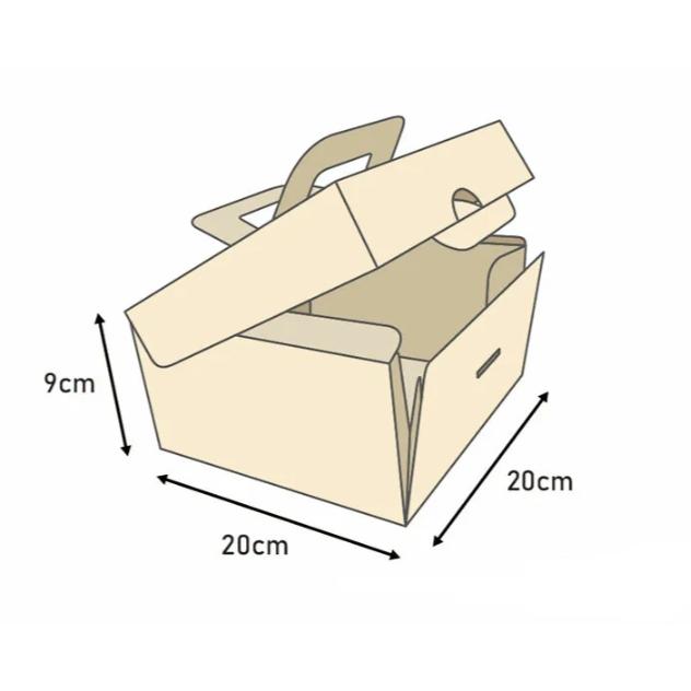 同學家 |　手提鏤空蛋糕盒 ６吋 微恬時光-粉 【10入】3-2931603-細節圖2