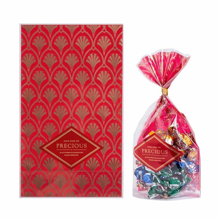 同學家 | OPP立體袋 華爾滋莊園-紅 (100入) 4款尺寸-細節圖3