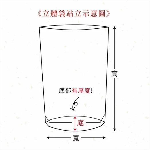 同學家 | OPP立體袋 華爾滋莊園-紅 (100入) 4款尺寸-細節圖4