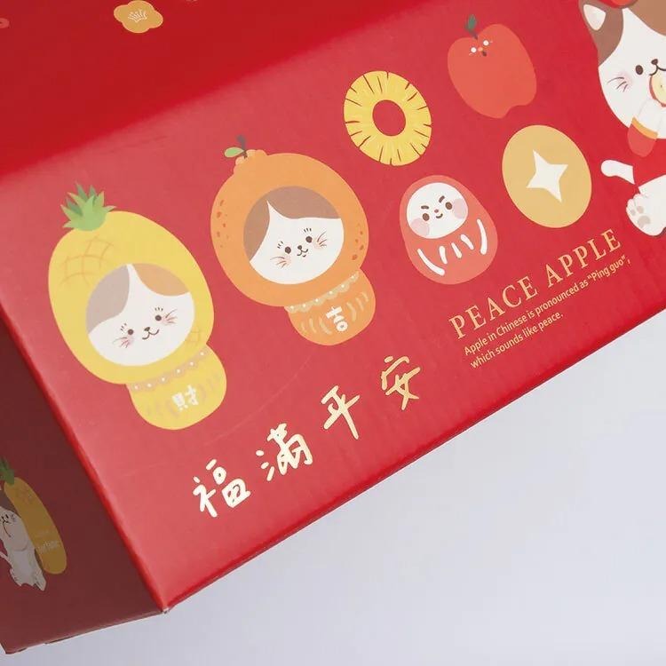 同學家 |  T型提盒(長) 春節 喵果迎新 10入3A17-526505-細節圖2