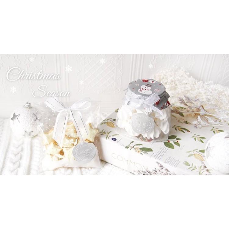 禮品貼紙  封蠟型 Thanks(銀)【30枚/包】-細節圖2